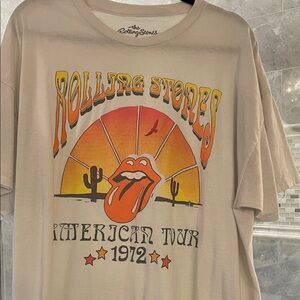 The Rolling Stones Beige American Tour 1972 Tee